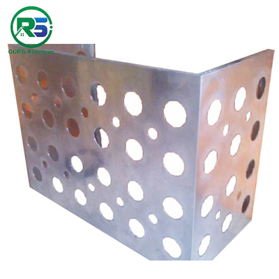 1.5mm-4mm Thickness Aluminium Air Conditioner Cover Metal Vent Perforated Panels
