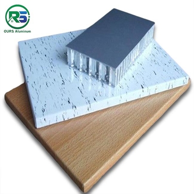 Wood Graid  Aluminum Honeycomb Panel / Curtain Wall Sandwich Metal Panel