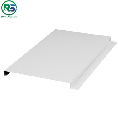 Flat Suspended Aluminium Strip Ceiling Panel Thickness 0.6mm - 1.2mm