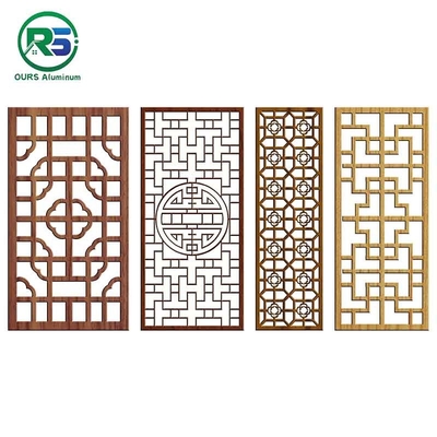 Interior Facades Decorative Aluminum Window Grilles OEM Laser Cut