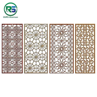 Interior Facades Decorative Aluminum Window Grilles OEM Laser Cut