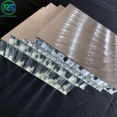 Building Exterior Wall 1.2mm Alloy Aluminum Honeycomb Core Panels Sheet RAL color Fireproof