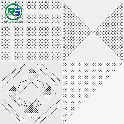 Home Interior Artistic Aluminum Ceiling Tiles Oxidation Suspended Embossed Metal Ceiling Tiles 25mm
