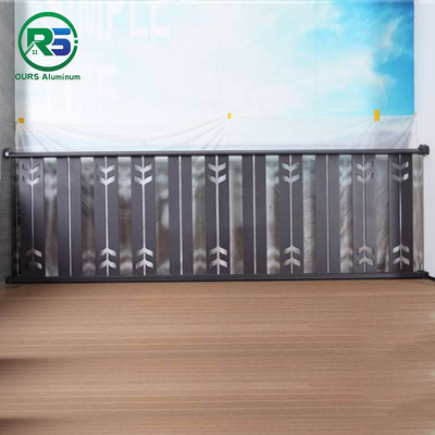 Gorgeous Artistic Contemporary Aluminum Fence Durable Panels Rotproof For Garden