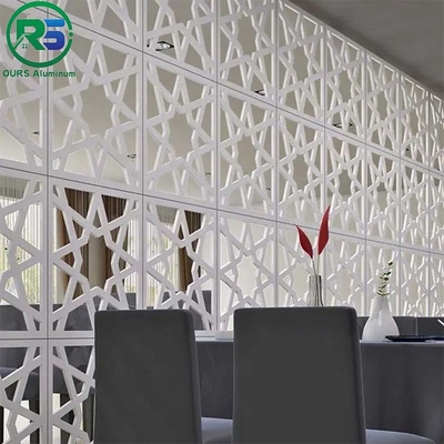 8mm Thickness Clip In Metal Ceiling Aluminum Wall Panels Architectural Suspended Fireproof