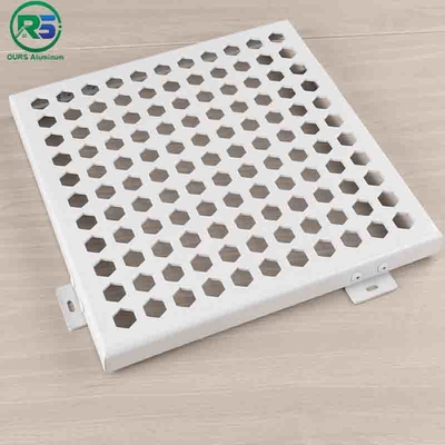Fireproof Corrugated Aluminum Wall Panels Architectural Metal Ceiling Tiles Suspended 180MM