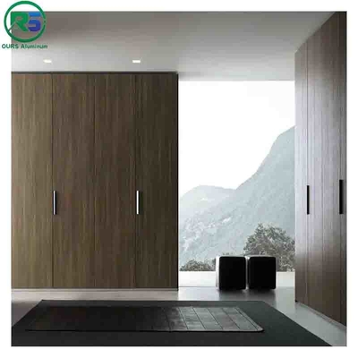 Modern Aluminum Cabinet with Fluorocarbon Spraying And Black Aluminum Cabinet System