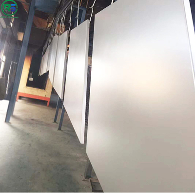 Fireproof Corrugated Aluminum Wall Panels Architectural Metal Ceiling Tiles Suspended 180MM