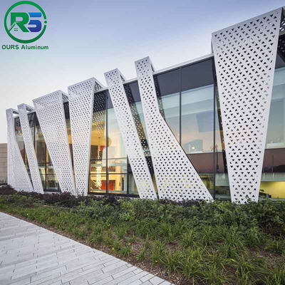3D PVDF Aluminum Honeycomb Panel Decorative Building Exterior Wall Tile Tegular