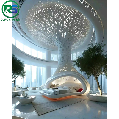 3D PVDF Aluminum Honeycomb Panel Decorative Building Exterior Wall Tile Tegular