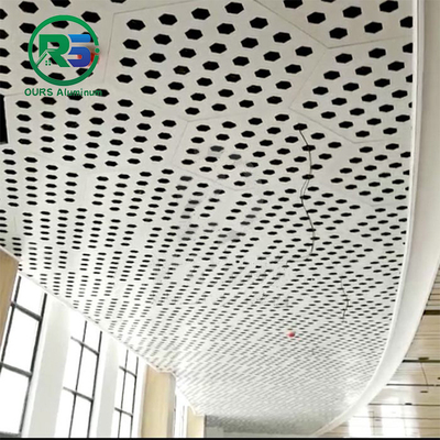 3D PVDF Aluminum Honeycomb Panel Decorative Building Exterior Wall Tile Tegular