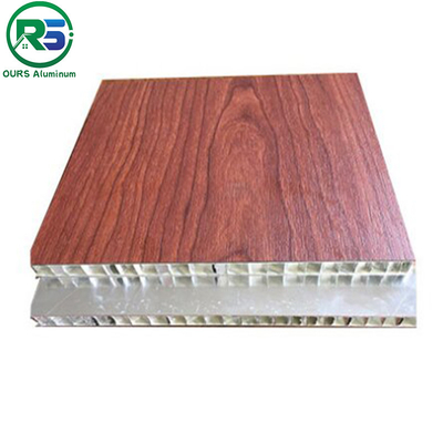 10mm Aluminum Honeycomb Panel Wood Grain Acoustic Filling Wooden Panel 4x8