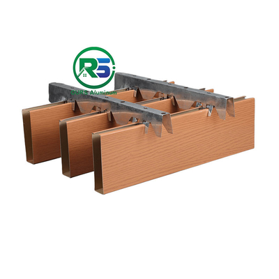 0.8mm Suspended Metal Ceiling 0.7-1.0mm  in Wine Red for Modern and Simple Decoration