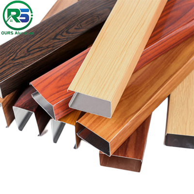 0.8mm Suspended Metal Ceiling 0.7-1.0mm  in Wine Red for Modern and Simple Decoration