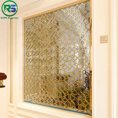 Artistic Pattern Carving Perforated Metal Screen Facade Decorative Screens