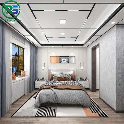 Smoke - Proof Corrugated Aluminum Wall Panels Thickness 20mm