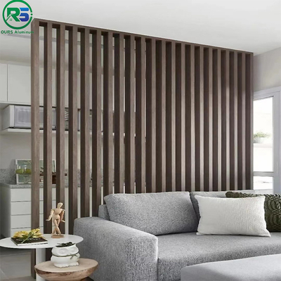 Decorative Multicolor Aluminium Strip Ceiling Tile Fireproof 1.2mm