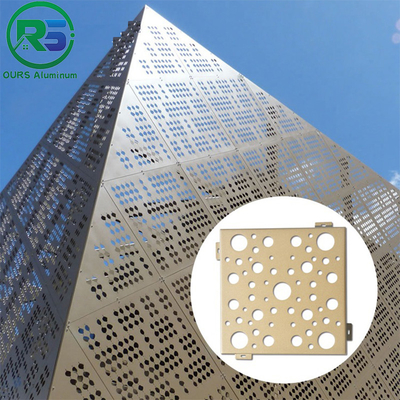 Perforated Aluminium Strip Ceiling Dustproof White Powder Coating