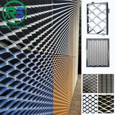 Perforated Aluminium Strip Ceiling Dustproof White Powder Coating