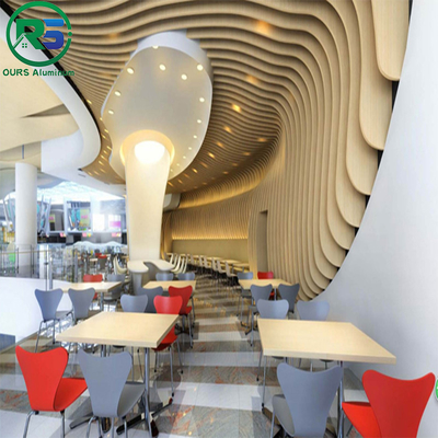 3D PVDF Aluminum Honeycomb Panel Decorative Building Exterior Wall Tile Tegular