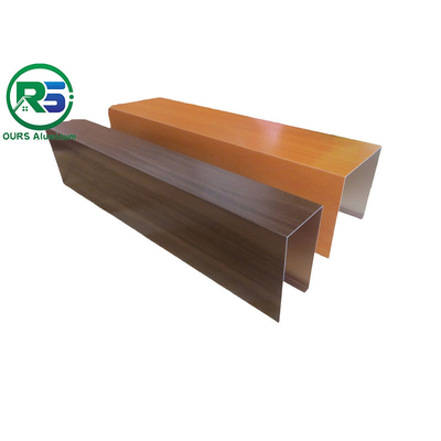 0.8mm Suspended Metal Ceiling 0.7-1.0mm  in Wine Red for Modern and Simple Decoration